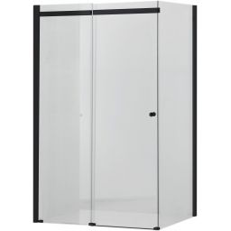 Hagser Frida kabina prysznicowa 90x120 cm prostokątna czarny mat/szkło przezroczyste HGR19000020