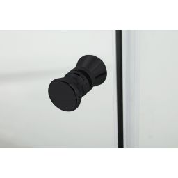 Hagser Frida kabina prysznicowa 80x120 cm prostokątna czarny mat/szkło przezroczyste HGR18000020