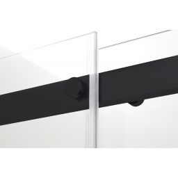 Hagser Frida kabina prysznicowa 80x120 cm prostokątna czarny mat/szkło przezroczyste HGR18000020