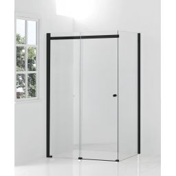Hagser Frida kabina prysznicowa 90x120 cm prostokątna czarny mat/szkło przezroczyste HGR19000020