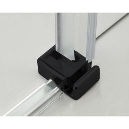 Hagser Frida kabina prysznicowa 90x120 cm prostokątna czarny mat/szkło przezroczyste HGR19000020