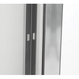 Hagser Ava drzwi prysznicowe 120 cm dwuczęściowe przesuwne chrom błyszczący/szkło przezroczyste HGR30000021