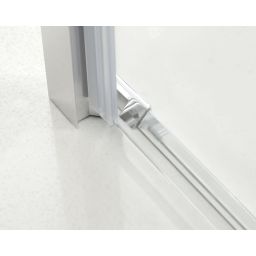 Hagser Carla drzwi prysznicowe 90 cm dwuczęściowe składane chrom błyszczący/szkło przezroczyste HGR40000021