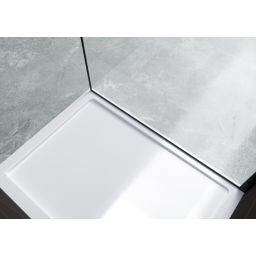 Hagser Hawisa Walk-In ścianka prysznicowa 80 cm czarny mat/szkło przezroczyste HGR40000022