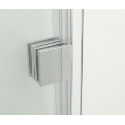 Hagser Anke III parawan nawannowy 120 cm 3-częściowy chrom błyszczący/szkło przezroczyste HGR40000023