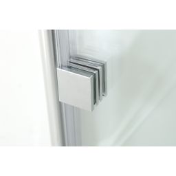 Hagser Anke III parawan nawannowy 120 cm 3-częściowy chrom błyszczący/szkło przezroczyste HGR40000023