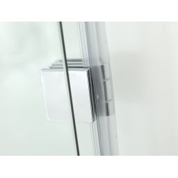 Hagser Anke III parawan nawannowy 120 cm 3-częściowy chrom błyszczący/szkło przezroczyste HGR40000023