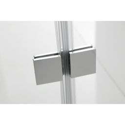 Hagser Anke III parawan nawannowy 120 cm 3-częściowy chrom błyszczący/szkło przezroczyste HGR40000023