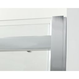 Hagser Alena drzwi prysznicowe 130 cm dwuczęściowe przesuwne chrom błyszczący/szkło przezroczyste HGR70000021