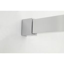 Hagser Alena drzwi prysznicowe 130 cm dwuczęściowe przesuwne chrom błyszczący/szkło przezroczyste HGR70000021