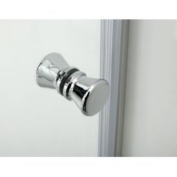 Hagser Alena drzwi prysznicowe 140 cm dwuczęściowe przesuwne chrom błyszczący/szkło przezroczyste HGR80000021