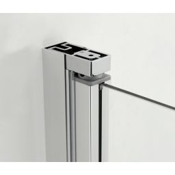 Hagser Gabi drzwi prysznicowe 70 cm jednoczęściowe uchylne chrom błyszczący/szkło przezroczyste HGR90000021