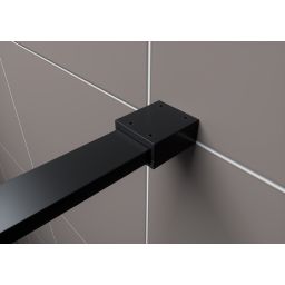 Hagser Agatha Walk-In ścianka prysznicowa 90 cm czarny mat/szkło przezroczyste HGR90000022