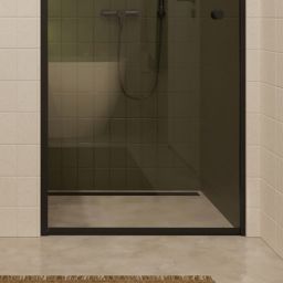 Hagser Iris odpływ prysznicowy liniowy 70 cm ruszt odwracalny czarny mat HGR13000030