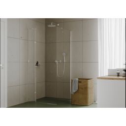 Hagser Gisa kabina prysznicowa 90x90 cm kwadratowa chrom/szkło przezroczyste HGR20000020