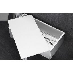 Hüppe Select+ Drybox pudełko pod prysznic srebrny mat SL2201087