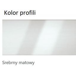 Hüppe Select+ Walk-In ścianka prysznicowa 90 cm wolnostojąca srebrny mat/szkło przezroczyste Anti-Plaque SL0203.087.322