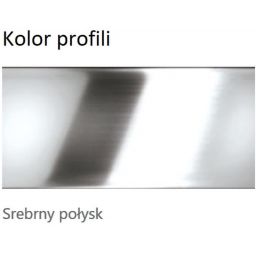 Hüppe Select+ Walk-In ścianka prysznicowa 100 cm wolnostojąca srebrny połysk/szkło przezroczyste Anti-Plaque SL0104.069.322