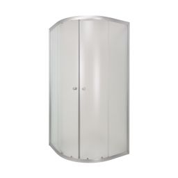 Invena Vitoria kabina prysznicowa 90x90 cm półokrągła szkło mrożone AK-49-196