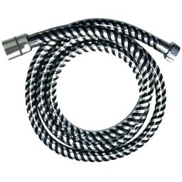 Invena Biflex wąż prysznicowy 150 cm chrom/czarny AW-30-J04