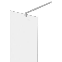 Invena ścianka prysznicowa walk-in 110 cm chrom połysk/szkło przezroczyste AK-32-112
