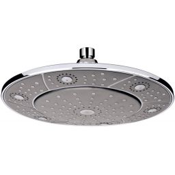 Invena Socho deszczownica 24 cm okrągła chrom/szary SC-D1-002