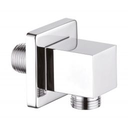 Invena przyłącze kątowe kwadratowe chrom SC-P1-037