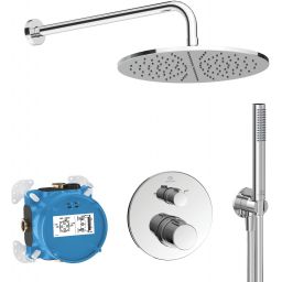 Ideal Standard Ceratherm zestaw prysznicowy podtynkowy termostatyczny z deszczownicą chrom A7573AA