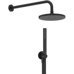 Ideal Standard Idealrain zestaw prysznicowy podtynkowy z deszczownicą czarny BD389XG