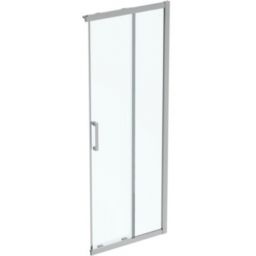 Ideal Standard Connect 2 drzwi prysznicowe 77 cm rozsuwane srebrny szczotkowany/szkło przezroczyste K9259EO