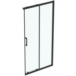 Ideal Standard Connect 2 drzwi prysznicowe 100 cm rozsuwane czarny mat/szkło przezroczyste K9262V3
