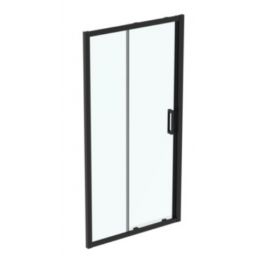 Ideal Standard Connect 2 drzwi prysznicowe 105 cm rozsuwane czarny mat/szkło przezroczyste K9274V3