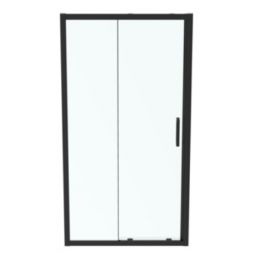 Ideal Standard Connect 2 drzwi prysznicowe 105 cm rozsuwane czarny mat/szkło przezroczyste K9274V3
