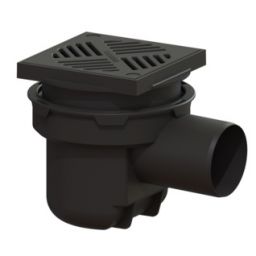 Kessel wpust piwniczny 20 cm czarny 52101