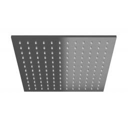 Kohlman Experience Gray deszczownica 30 cm kwadratowa szczotkowany grafit Q30EG