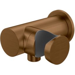 Kohlman Axel Brushed Copper przyłącze kątowe z uchwytem miedź szczotkowana QW004AEBC