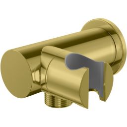 Kohlman Experience Gold przyłącze kątowe węża z uchwytem złoty QW004AEGD