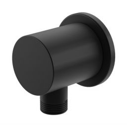 Kohlman Experience Black /Roxin Black przyłącze kątowe węża czarny mat QW166EB