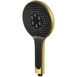 Kohlman Axel zestaw prysznicowy podtynkowy z deszczownicą złoty szczotkowany QW210AGDBR30