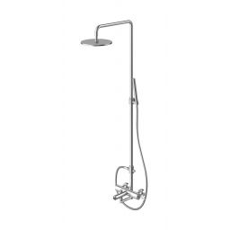Kohlman Maxima zestaw wannowo-prysznicowy ścienny chrom QW277M