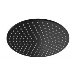 Kohlman Experience Black /Roxin Black deszczownica 25 cm okrągła czarny mat R25EB