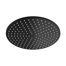 Kohlman Experience Black /Roxin Black deszczownica 30 cm okrągła czarny mat R30EB
