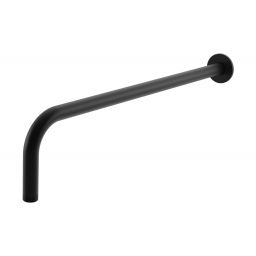 Kohlman Experience Black /Roxin Black ramię prysznicowe 40 cm ścienne czarny mat WNEB