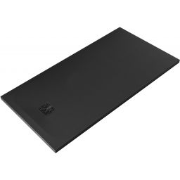 Kludi Terra brodzik prostokątny 140x70 cm czarny mat 08DW0139