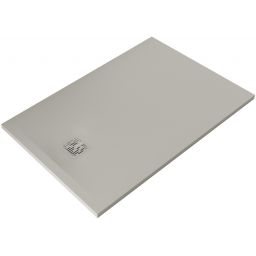 Kludi Terra brodzik prostokątny 120x80 cm jasny szary mat 08DW07O2