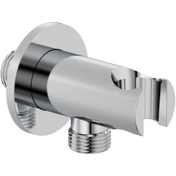 Kludi A-QA przyłącze kątowe z uchwytem chrom 6556705-00