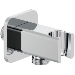 Kludi A-QA przyłącze kątowe z uchwytem chrom 6556805-00