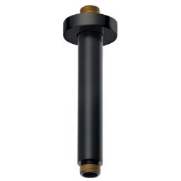 Kludi A-QA ramię prysznicowe 15 cm sufitowe czarny mat 6651539-00