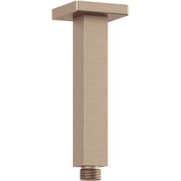 Kludi A-QA ramię prysznicowe 15 cm sufitowe brązowy szczotkowany 66545N1-00