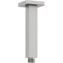 Kludi A-QA ramię prysznicowe 15 cm sufitowe nikiel szczotkowany 66545N5-00